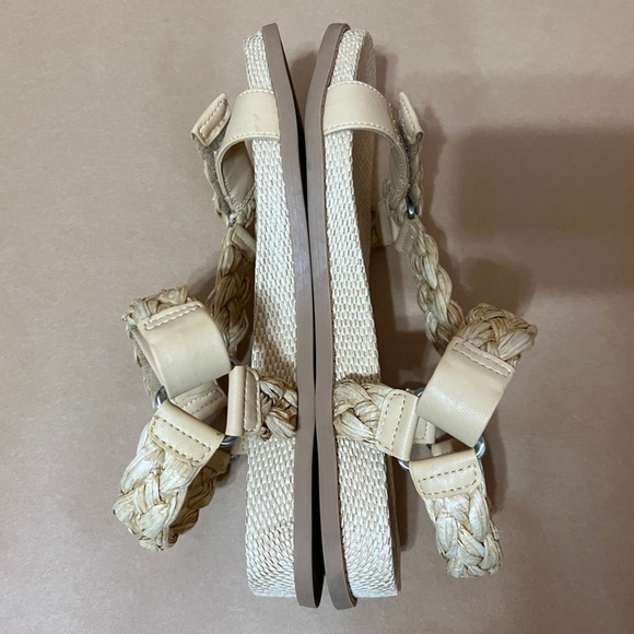 Dolce Vita | Gimra Sandals Light Natural Raffia Braided Platform Sandal Size 8 - Picture 10 of 13